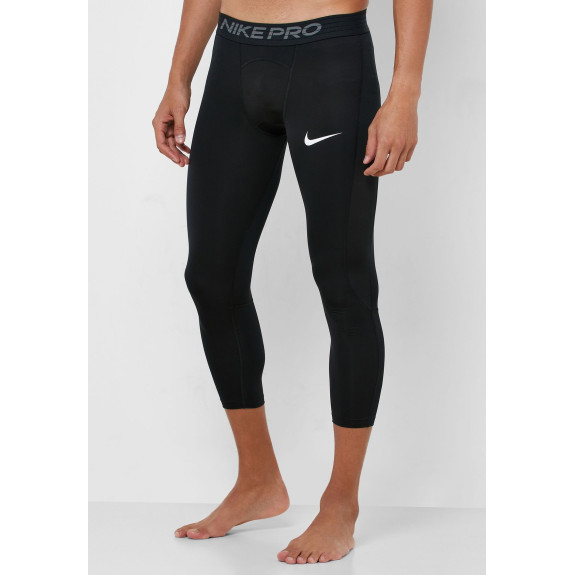 Термоштаны Nike Pro Training Tights 3/4 Bv5643-010 (Оригинал) - фото №3