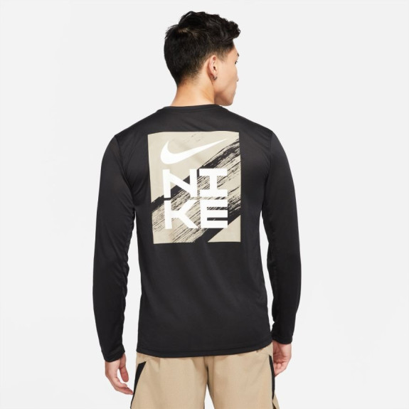 Футболка Nike DF Tee Ls Lgd Sc Dd6807-010 (Оригінал) - фото №2