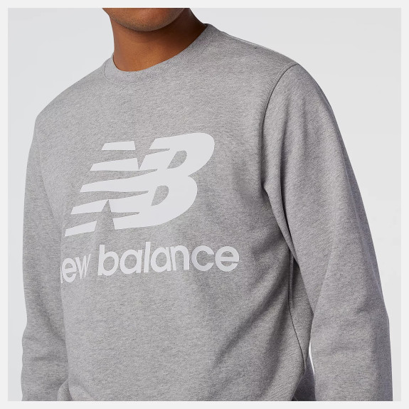 Кофта New Balance Ess Stacked Logo MT03560AG (Оригінал) - фото №3