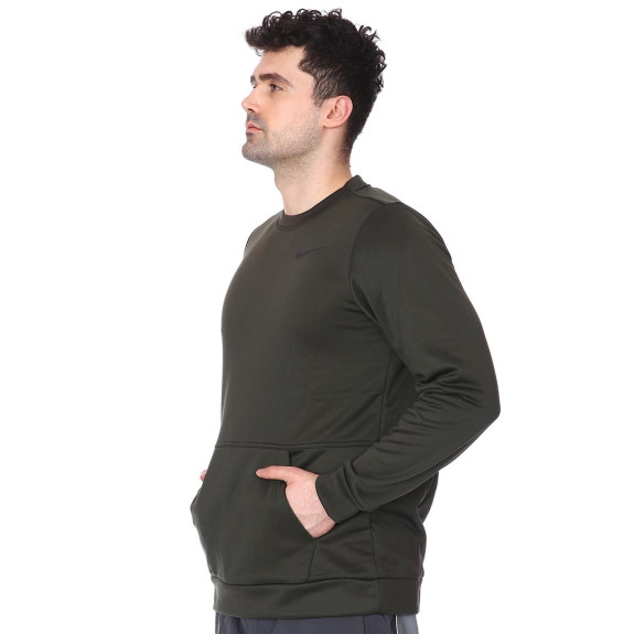 Кофта Nike Men Therma-Fit Top Long-Sleeve Crew CU7271-355 (Оригинал) - фото №5