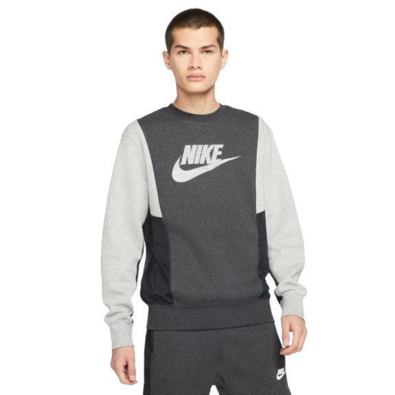 Кофта Nike Sportwear Hybrid Fleece Crew DJ5075-032 (Оригинал)