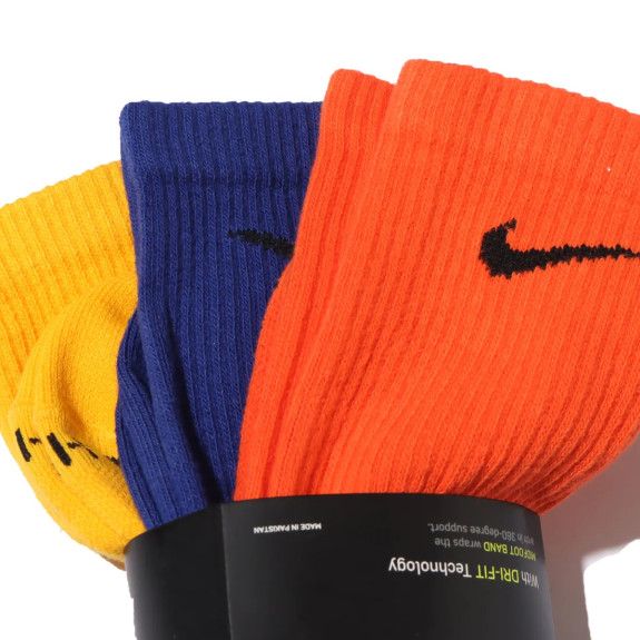 Носки Nike U Evry Plus Ltwt Crew 3Pr SX6891-910 (Оригинал) - фото №2