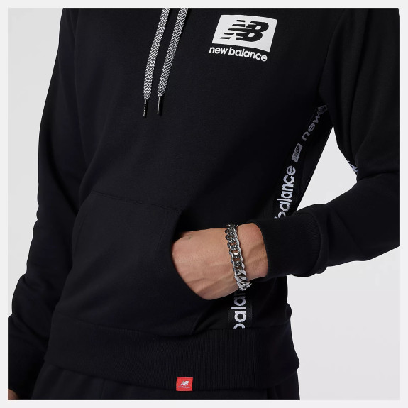 Худи New Balance Essentials Id MT13516BK (Оригинал) - фото №2 Худи New Balance Essentials Id MT13516BK (Оригинал) - фото №2