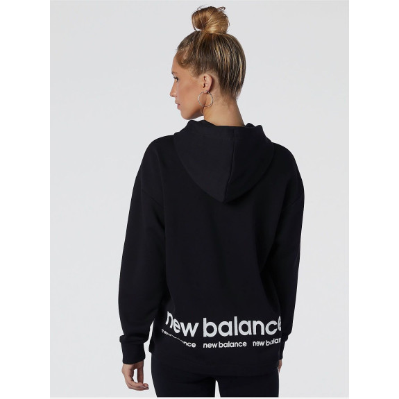 Женское Худи New Balance Essentials Id WT13519BK (Оригинал) - фото №2