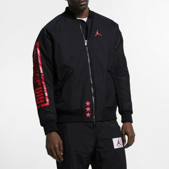 Бомбер Jordan 6 Bomber Jacket BQ6958-010 (Оригинал) Бомбер Jordan 6 Bomber Jacket BQ6958-010 (Оригинал)