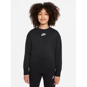 Дитяча Кофта Nike Girls Sportwear Club Fleece BF Crew Lebron DD7473-010 (Оригінал)