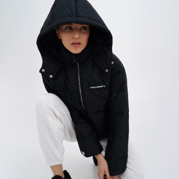 Жіноча Куртка Converse Short Down Jacket Entry Level 10021998-001 (Оригінал)