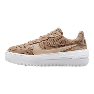 Женские Кроссовки Nike Air Force 1 Plt.Af.Orm Brown Snakeskin Print Fj4965-200 (Оригинал)