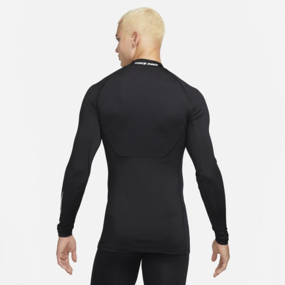 Термобелье Nike M Np Df Tight Ls Mock DD1986-010 (Оригинал) - фото №3