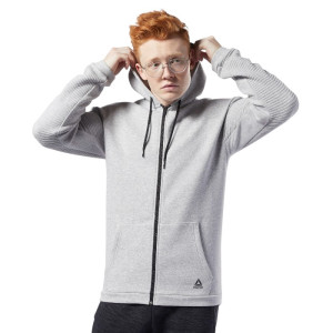 Худі Reebok Workout Ready Full-Zip Fleece EC0897 (Оригінал)