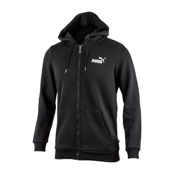 Худі Puma Essentials Full-Zip Logo Black 586702-01 (Оригінал)