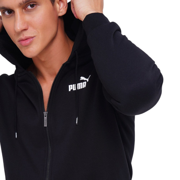 Худі Puma Essentials Full-Zip Logo Black 586702-01 (Оригінал) - фото №8