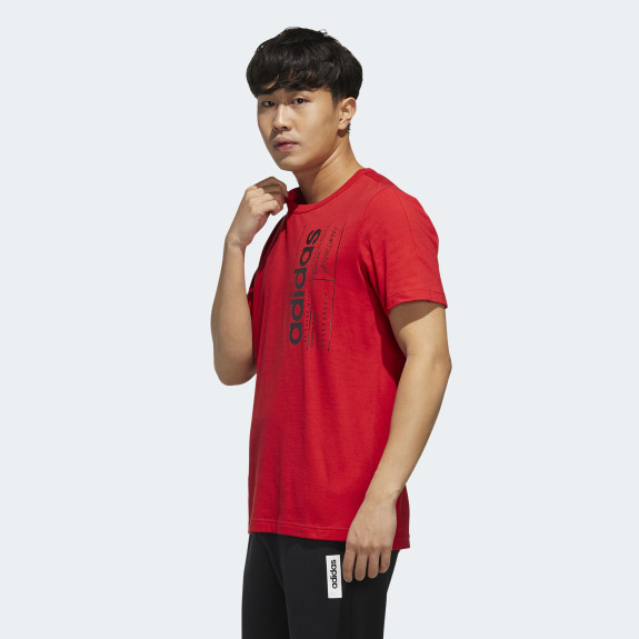 Футболка Adidas Brilliant Basics Tee FM6093 (Оригинал) - фото №4