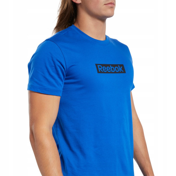 Футболка Reebok Essentials Linear Logo Tee FK6168 (Оригинал) - фото №2