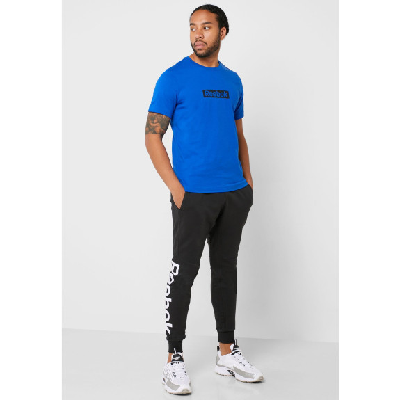 Футболка Reebok Essentials Linear Logo Tee FK6168 (Оригинал) - фото №4