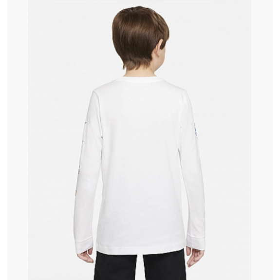 Детская Кофта Nike B Nsw Ls Tee Create Pack DO1839-100 (Оригинал) - фото №2