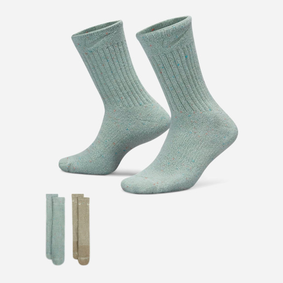 Шкарпетки Nike UnisexEveryday Plus Cushioned Crew 2Pr DM7086-905 (Оригінал)