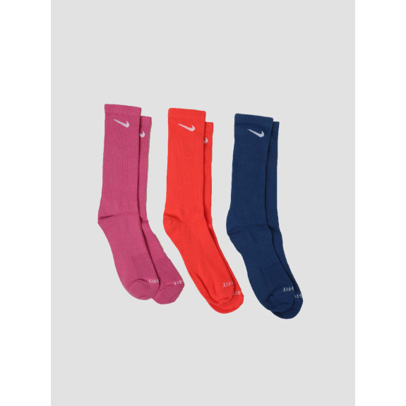 Носки Nike U Nk Everyday Plus Ltwt Crew 3Pr DC7537-902 (Оригинал) - фото №3