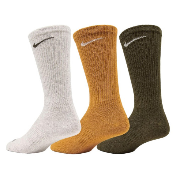 Шкарпетки Nike UnisexEveryday Plus Lightweight Crew 3 pack DC7537-909 (Оригінал)