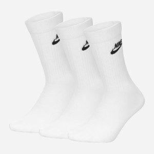 Шкарпетки Nike UnisexNSW Everyday Essential Cr 3 pack DX5025-100 (Оригінал)