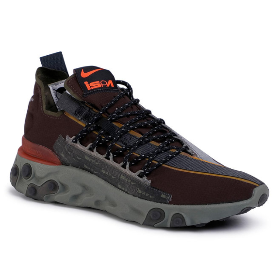 Кроссовки Nike React Wr Ispa Brown AR8555-200 (Оригинал) - фото №3