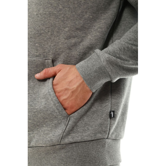 Худі Puma Essentials Full-Zip Logo Grey 58670203 (Оригінал) - фото №2
