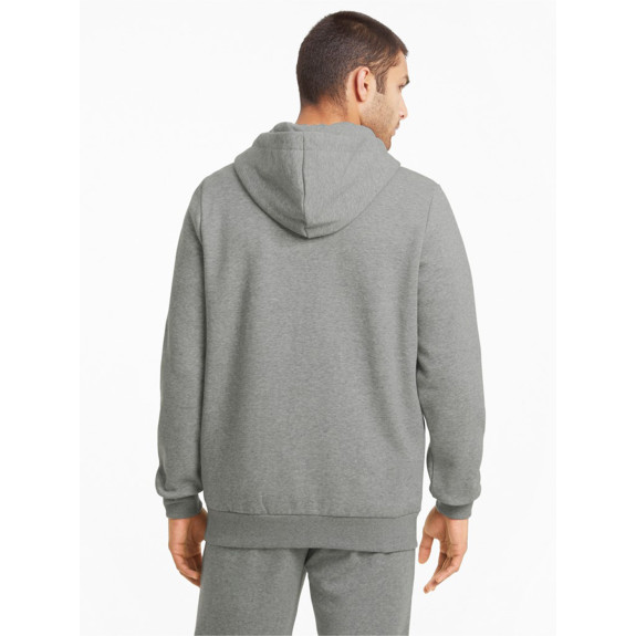 Худі Puma Essentials Full-Zip Logo Grey 58670203 (Оригінал) - фото №4