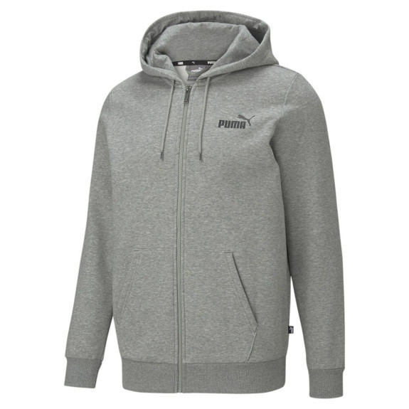Худі Puma Essentials Full-Zip Logo Grey 58670203 (Оригінал) - фото №5