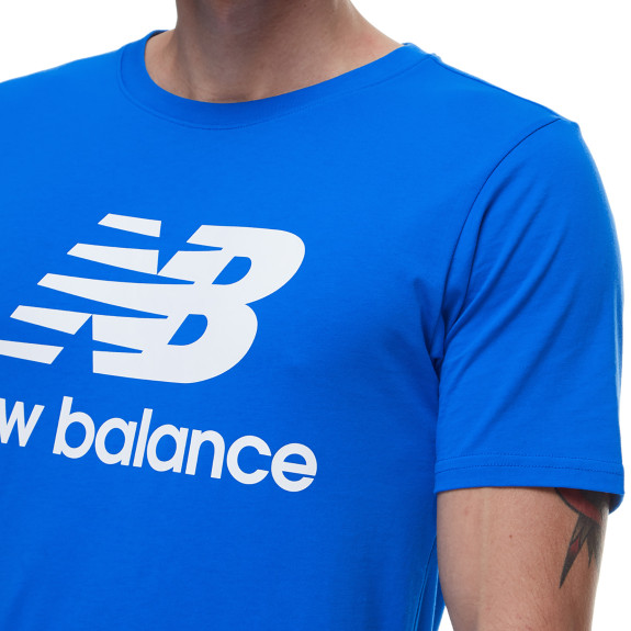 Футболка New Balance Essentials Stacked Logo MT01575SBU (Оригінал) - фото №4