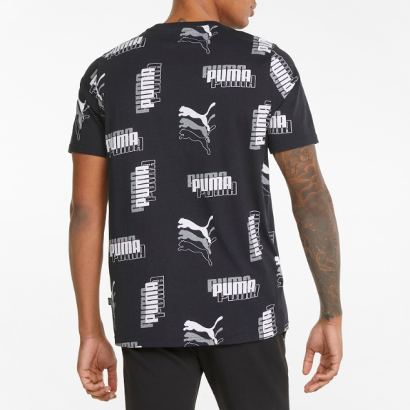 Футболка Puma Power Printed Tee 847383-01 (Оригинал) - фото №5 Футболка Puma Power Printed Tee 847383-01 (Оригинал) - фото №5