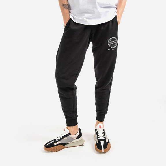 Штаны New Balance Hoops Essential MP13583BK (Оригинал) - фото №4 Штаны New Balance Hoops Essential MP13583BK (Оригинал) - фото №4