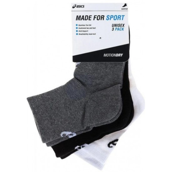 Носки Asics 3Ppk Quarter Sock 155205-0701 (Оригинал) - фото №2