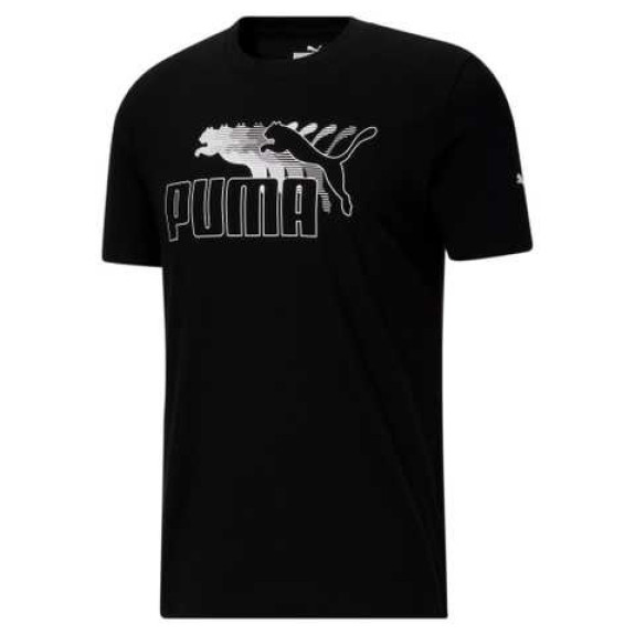 Футболка Puma Logo Repeat Graphic Tee 671356-01 (Оригинал) - фото №4