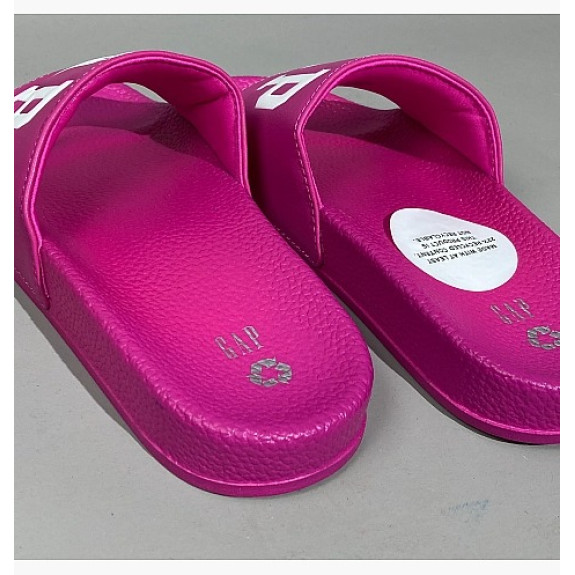 Тапочки Gap Logo Slides Pink 772939001 (Оригинал) - фото №7