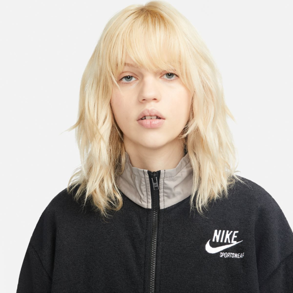 Кофта Nike Wmns Plush Jacket DD5712-010 (Оригинал) - фото №4