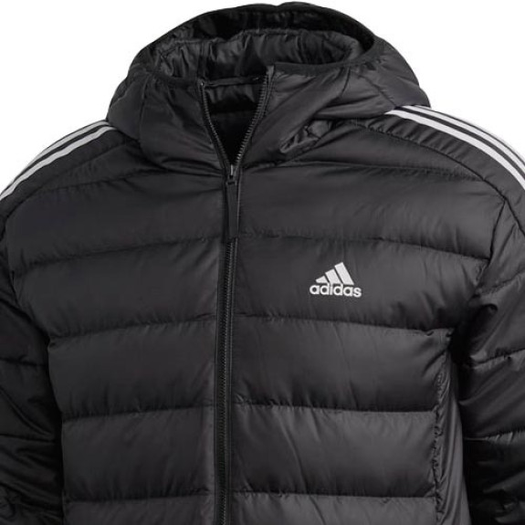 Пуховик Adidas Essentials Down Parka Black GH4604 (Оригинал) - фото №3