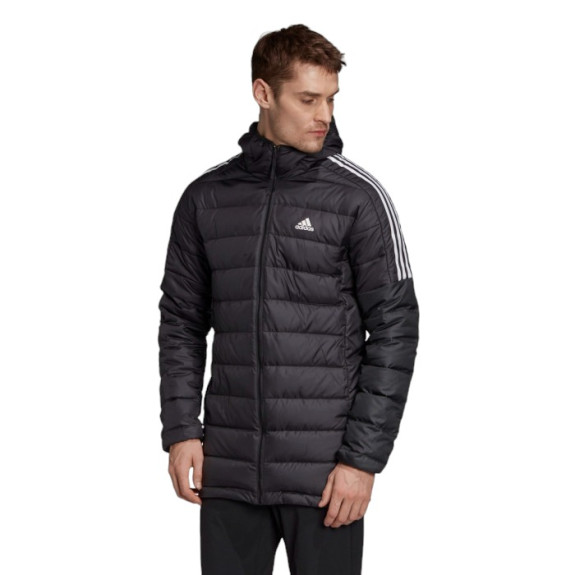 Пуховик Adidas Essentials Down Parka Black GH4604 (Оригинал)