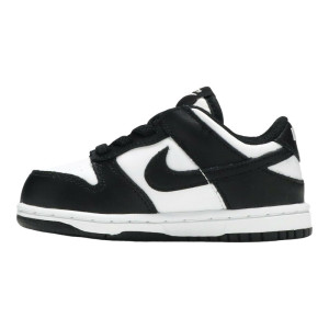 Детские Кроссовки Nike Dunk Low Retro White Black Panda 2021 Td CW1589-100 (Оригинал)