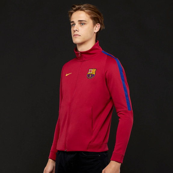 Спортивная кофта Nike FC Barcelona Franchise Jacket 868925-620 (Оригинал) - фото №2 Спортивная кофта Nike FC Barcelona Franchise Jacket 868925-620 (Оригинал) - фото №2