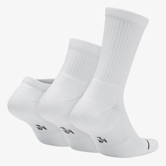 Носки Nike Jordan Waterfall Socks 3Pak SX6274-100 (Оригинал) - фото №2