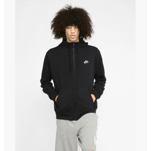Кофта Nike Sportwear Club Hoodie Fleece Full Zip Black BV2645-010 (Оригінал)