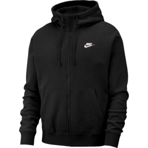 Кофта Nike Sportwear Club Hoodie Fleece Full Zip Black BV2645-010 (Оригінал)