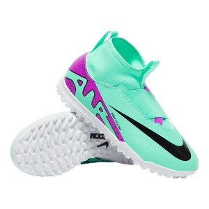 Детские Сороконожки Nike Air Zoom Mercurial Superfly 9 Academy Tf Junior Dj5616-300 (Оригинал)