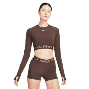 Женский Лонгслив Nike Pro Long-Sleeve Cropped Top Fv5484-237 (Оригинал)