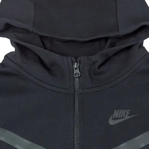 Дитяча Кофта Nike Sportswear Tech Fleece Big Kids Cu9223-010 (Оригінал) - фото №3 Дитяча Кофта Nike Sportswear Tech Fleece Big Kids Cu9223-010 (Оригінал) - фото №3