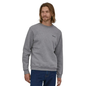 Кофта Patagonia P-6 Logo Uprisal Crew Sweatshirt Gravel Heather Glh39657 (Оригінал)