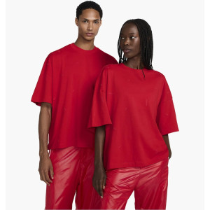 Футболка Jacquemus X Nike Logo T-Shirt Dark Red HF7111-611 (Оригінал)