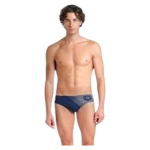 Плавки-Слипы Для Мужчин Arena Foggy Dots Swim Briefs Темно-Синий 008482-701 (Оригинал)
