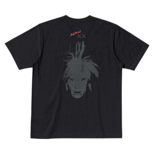 Футболка Uniqlo Kaws Warhol Blackwarhol 341-476352 (Оригінал)