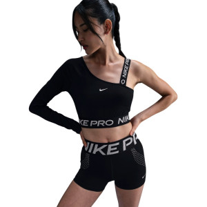 Женская Футболка Nike Pro Dri-Fit Shine Cropped Top Fv8100-010 (Оригинал)
